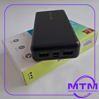پاوربانک راو پاور مدل RP-PB1216 ظرفیت 20000 میلی آمپر ساعت