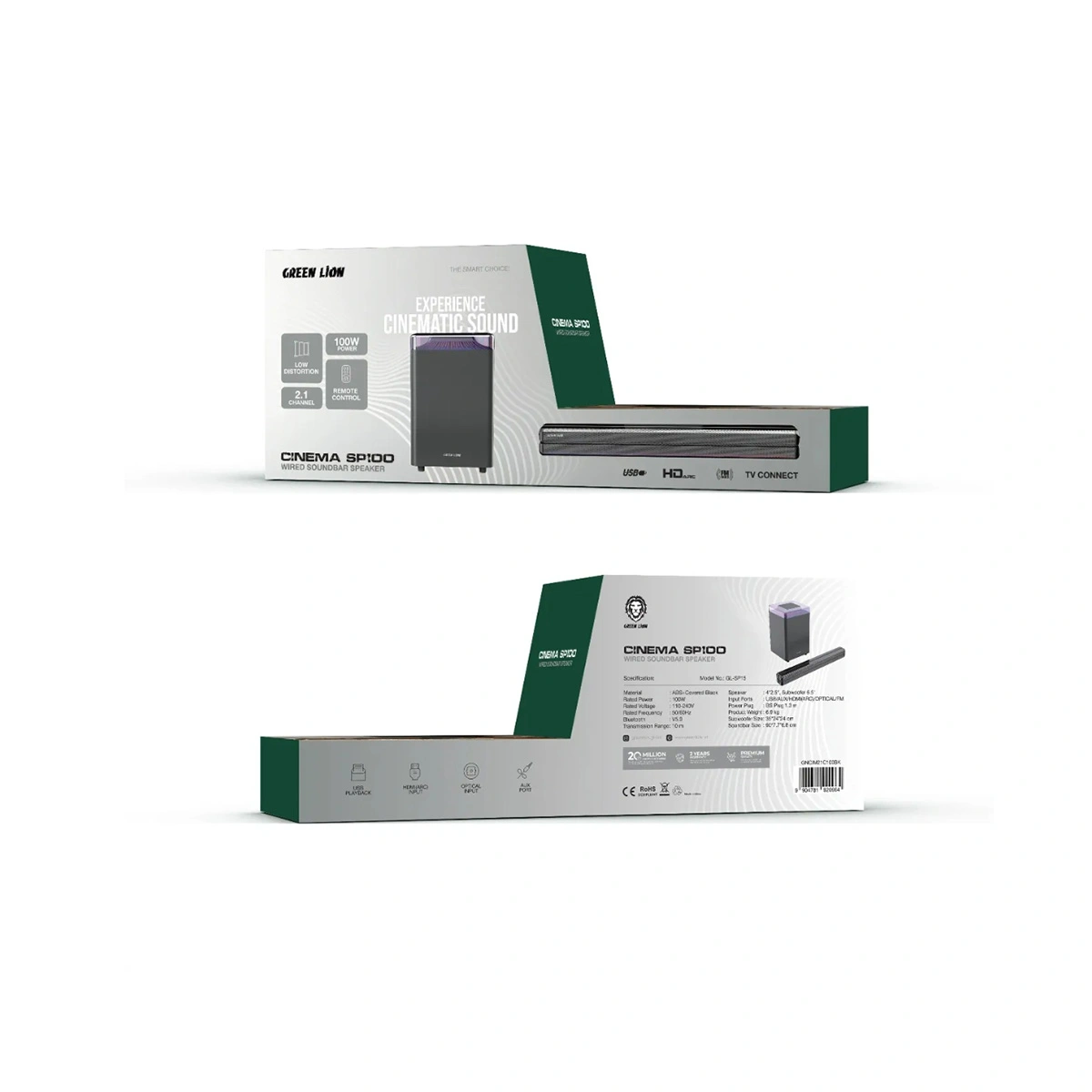 GNCIM21C100BK.webp ساندبار گرین لاین مدل SP100 - Image 1