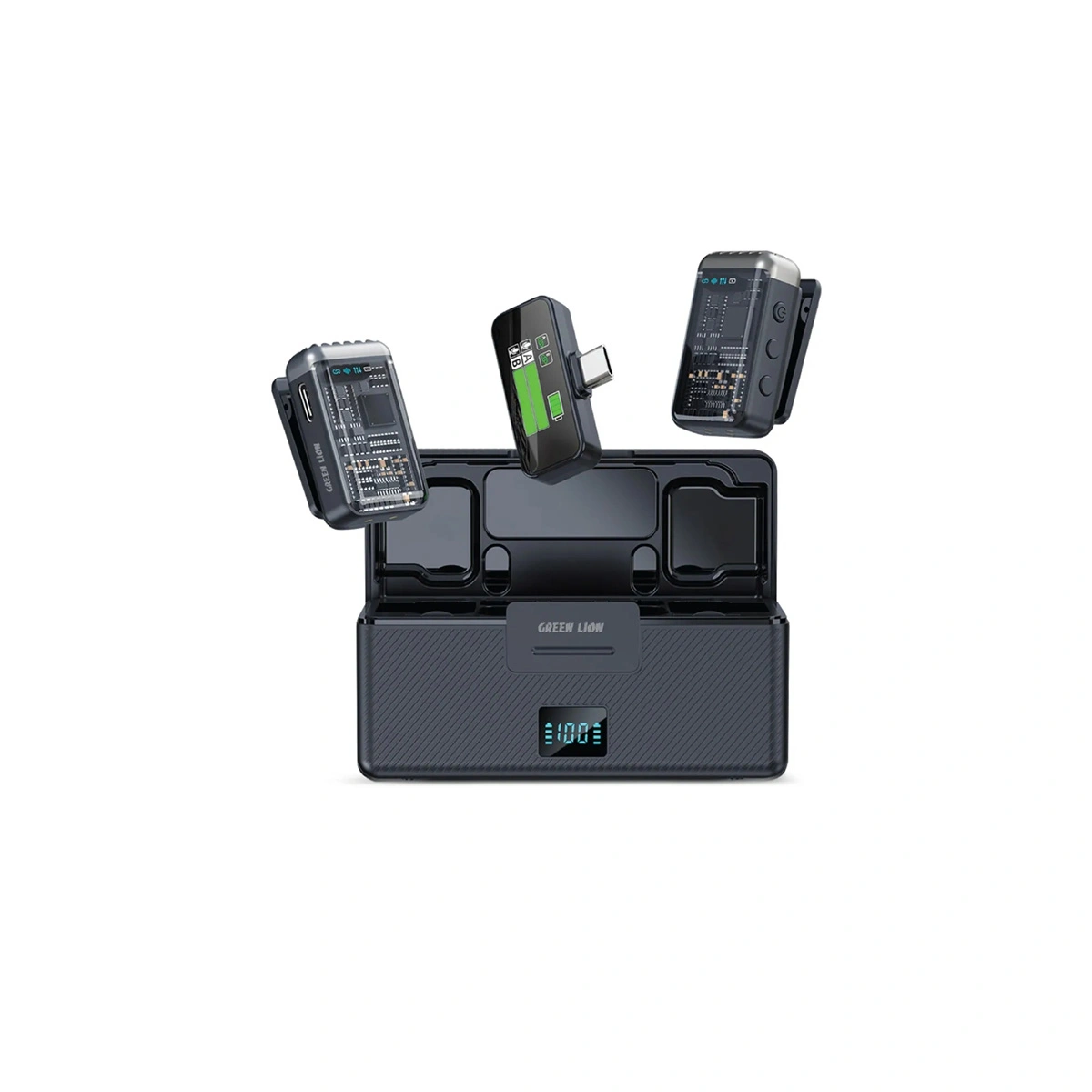 GNGM90XMICBK.webp میکروفون یقهای بیسیم GM‑90X گرین لاین - Image 1
