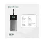 پاوربانک فست شارژ Voltix ظرفیت ۱۰۰۰۰ میلی‌آمپر گرین لاین - Image 4