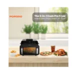 هواپز ، پیتزا اون و گریل Flexi Cook Pro پرودو مدل PDAF1015BK - Image 3