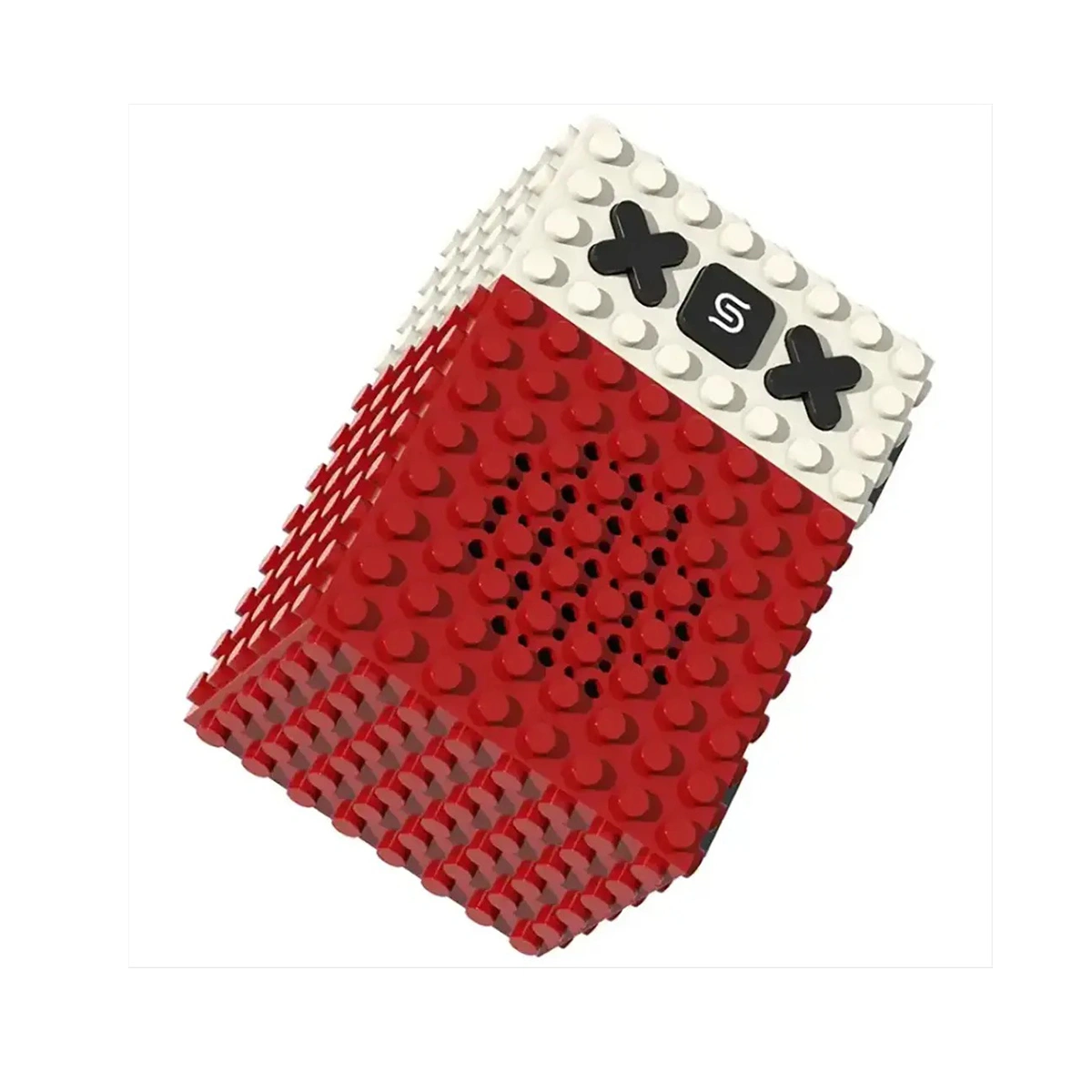 PDSTDW16RD.webp اسپیکر بلوتوثی قابل حمل پرودو مدل MiniBlock Stereo Speaker - Image 1