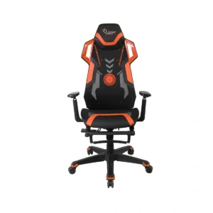 صندلی گیمینگ ارگونومیک Porodo با نورپردازی RGB و اسپیکر داخلی مدل PDX370BKOG
