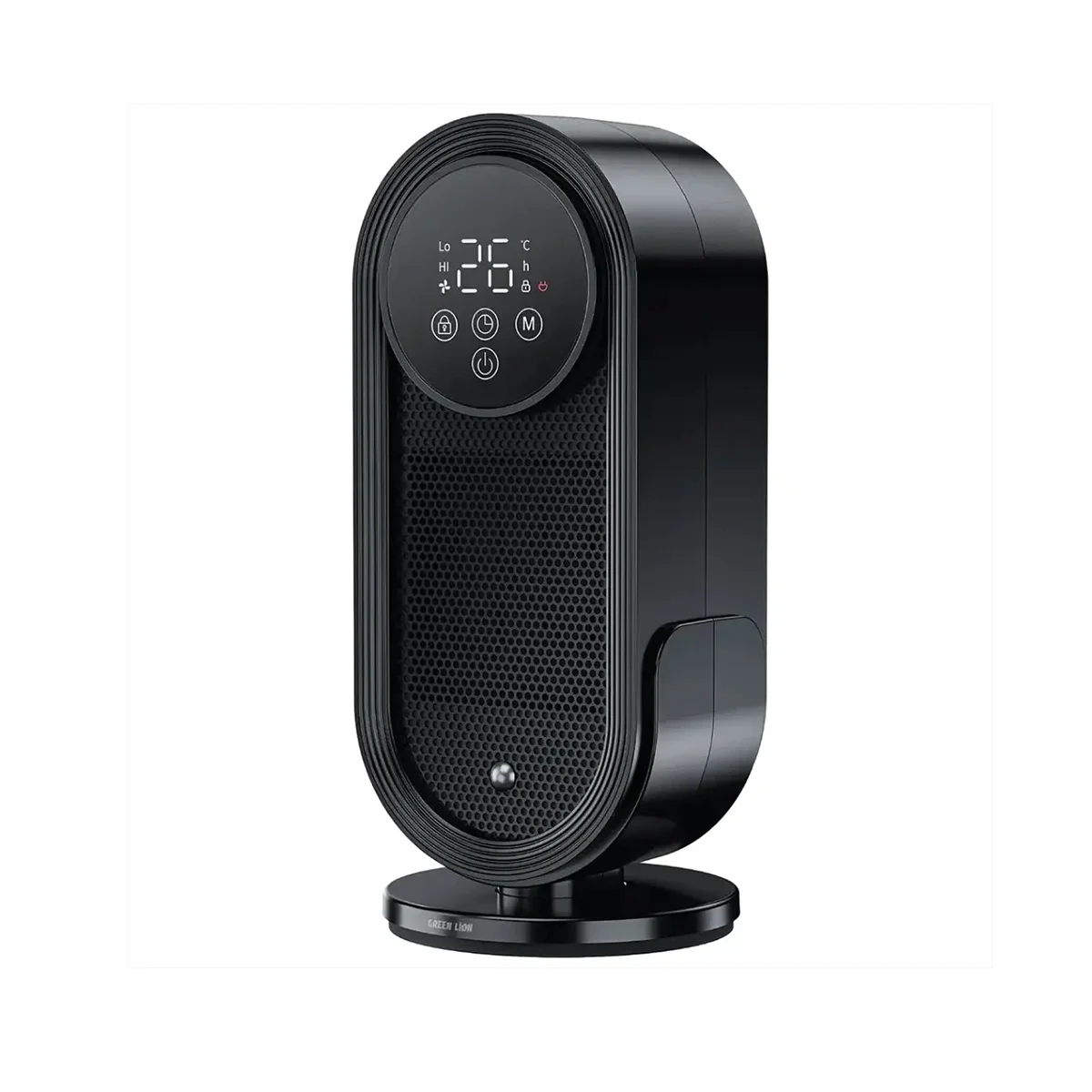 GNHTLW1500BK فن و هیتر برقی گرین لاین Lite با ریموت کنترل مدل GNHTLW1500BK - تصویر 1