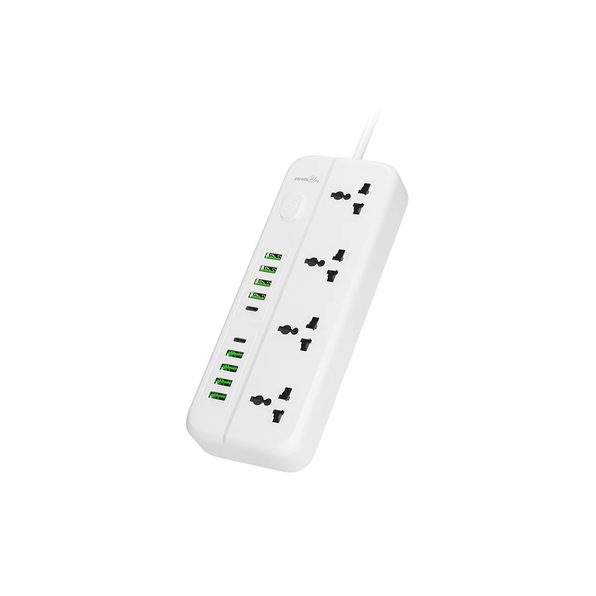 PB-4ACPS2C8A-WH چندراهی برق پرودو 4 Universal Power Strip مدل 4ACPS2C8A - تصویر 1