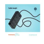 چندراهی برق پرودو 6 Power Strip با کابل 3 متری مدل 6ACPS1C3A - تصویر 4